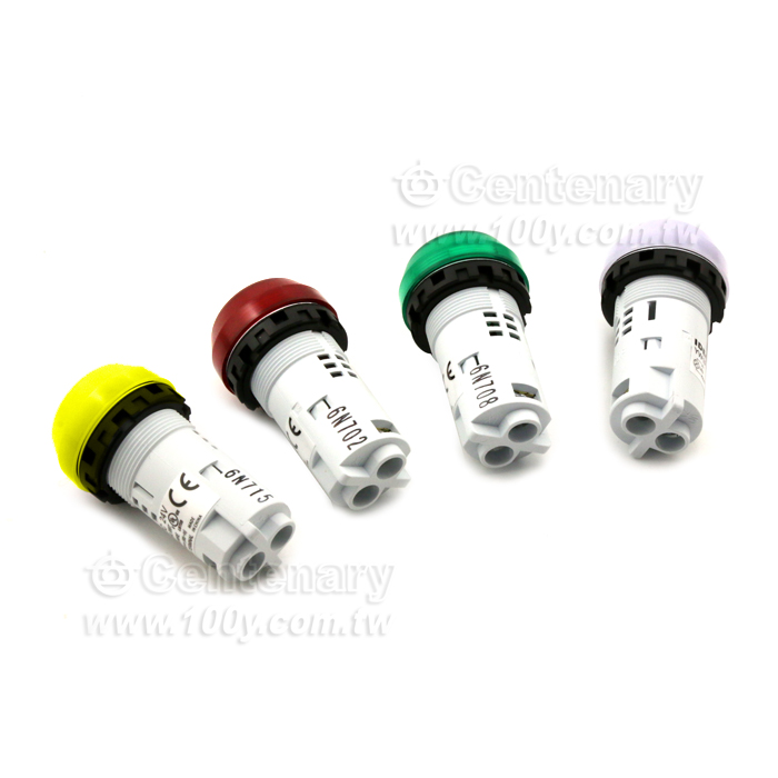 和泉φ22平頭形按鈕開關24V 綠色 - 150331 產品圖片