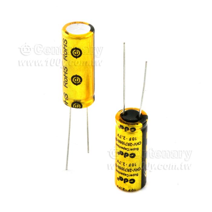 CDA超級法拉電容  2.7V1F 8*12mm - 148833 產品圖片