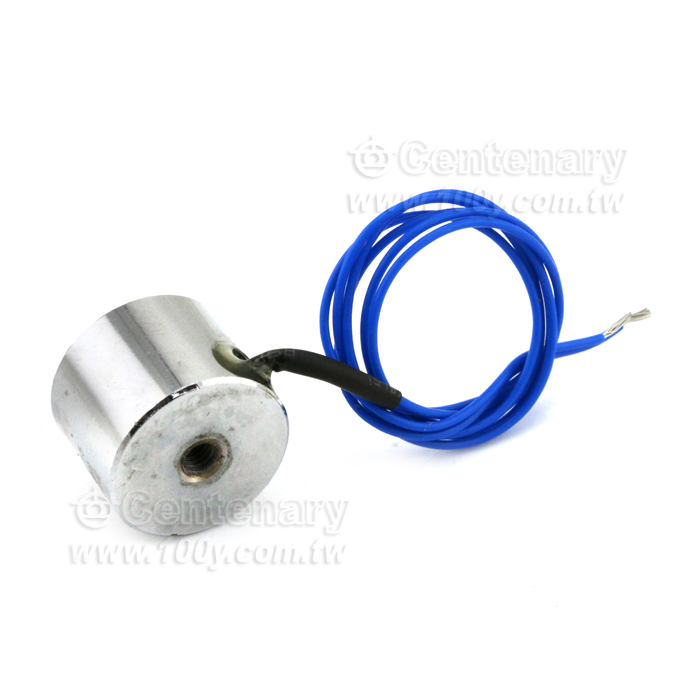 吸盤式電磁鐵6V,吸力2.5kg,D20mm;H15mm - 142908 產品圖片