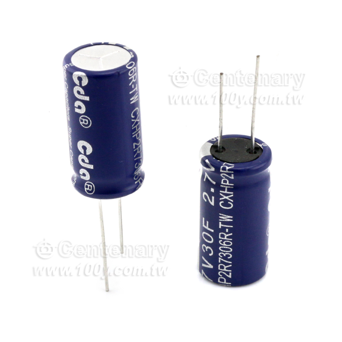 超級法拉電容 30F/2.7V 16*30mm - 142694 產品圖片