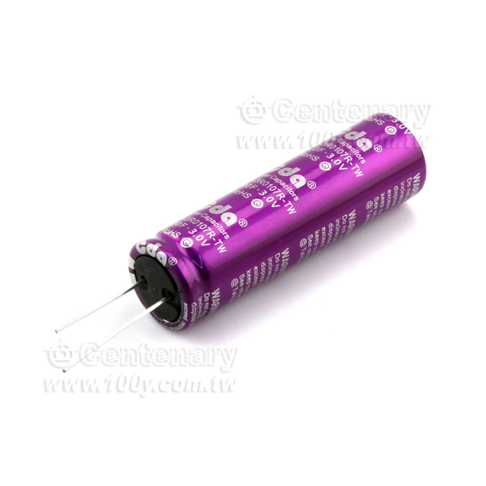超級法拉電容 100F/3V 18*60mm - 142689 產品圖片
