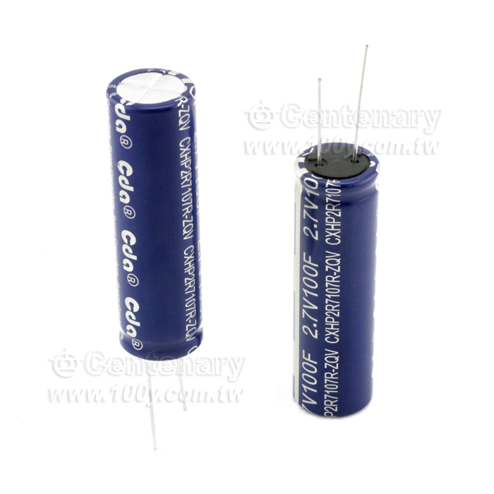超級法拉電容 100F/2.7V 18*60mm - 142686 產品圖片