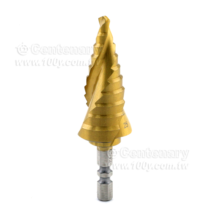 鍍鈦螺旋槽階梯鑽頭 6mm~25mm - 141996 產品圖片
