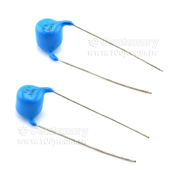超高壓陶瓷電容 100pF 30KV ±10% - 139201 產品圖片