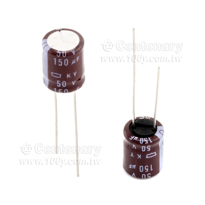 150uF/50V Low Impedance/ESR Electrolytic Capacitor - 106272 Product Image