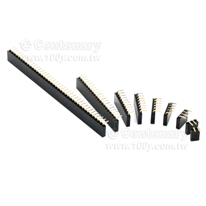 2.54mm Female Header Receptacles-Single Row - 143220 Product Image