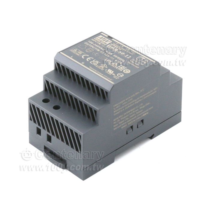 60W Ultra Slim Step Shape DIN Rail - 132146 Product Image