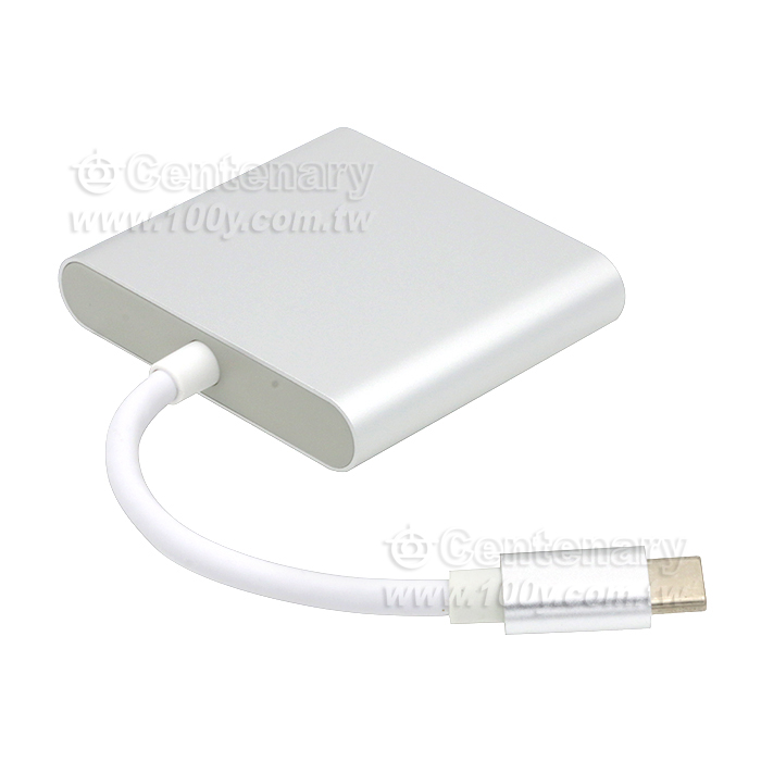 Type-c轉HDMI+PD+USB3.0智慧拓展塢 一拖三 支持4K - 143421 產品圖片