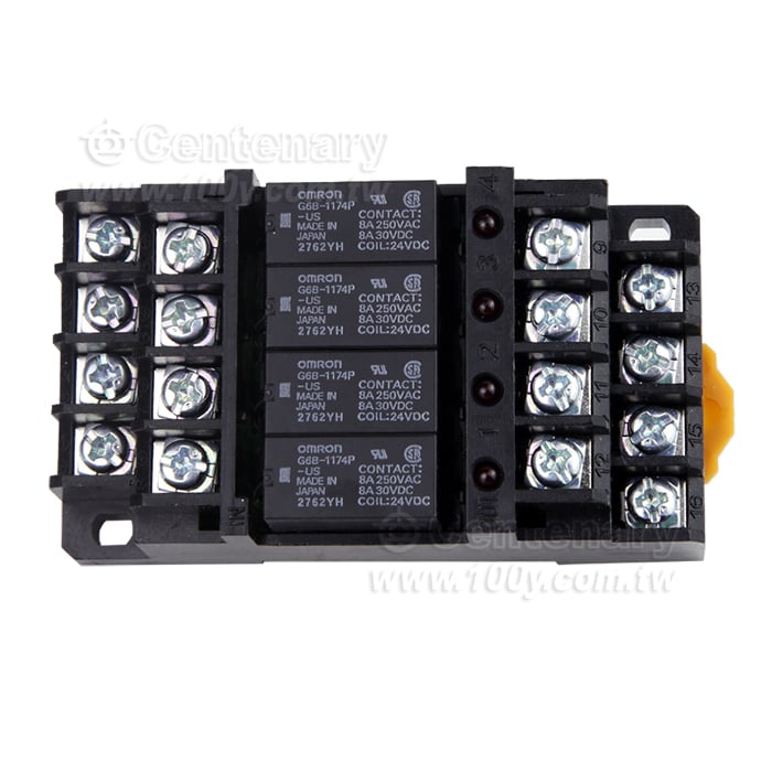  G6B-1174P-US繼電器模塊-- 4路常開24V - 142376 產品圖片
