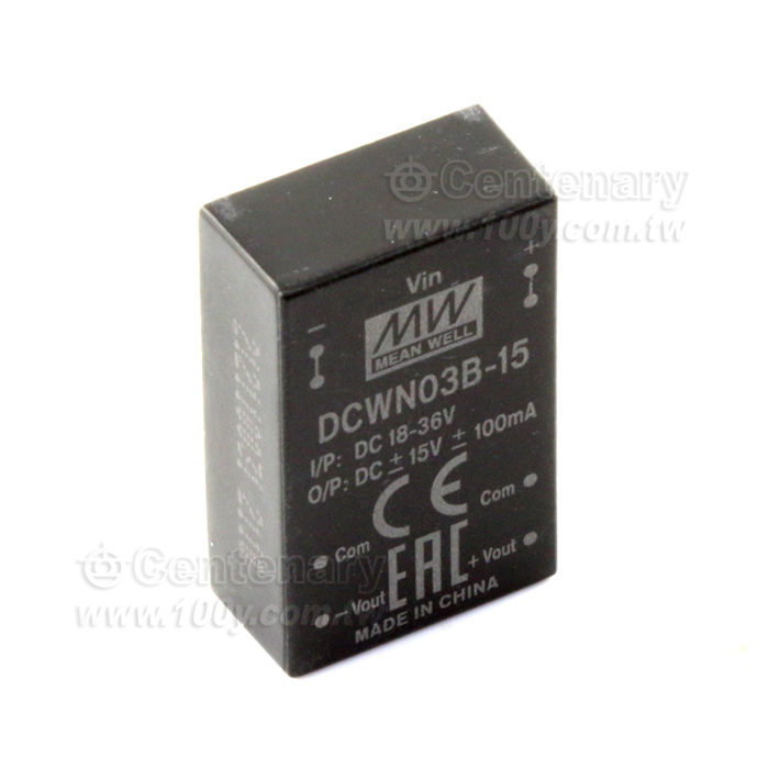 18~36V→±15V/ ±0~100mA - 132171 產品圖片
