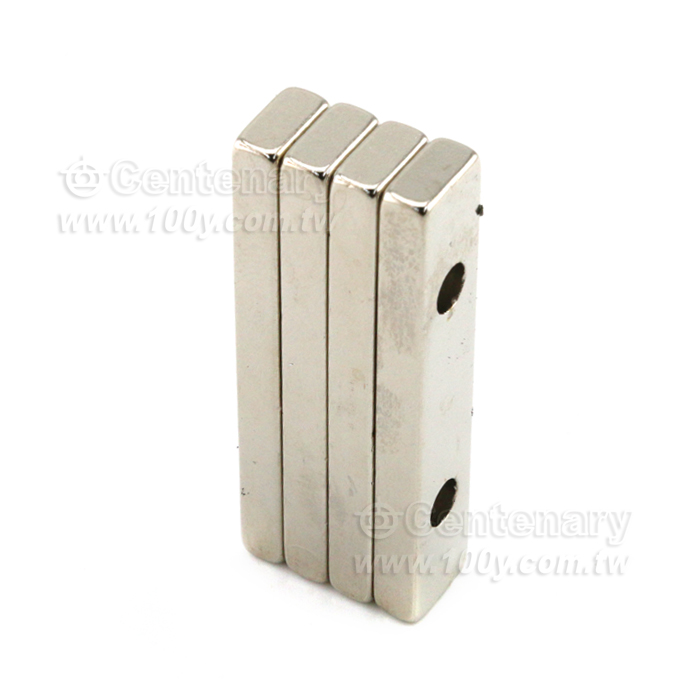 Rectangular magnet with hole - 143609 Product Image