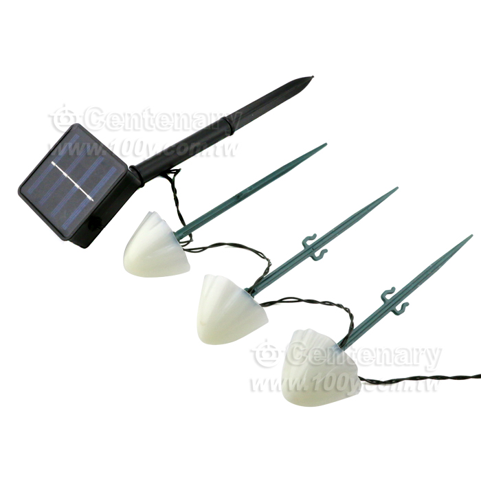 戶外太陽能庭院景觀燈 暖白 20LED  5M - 143575 產品圖片
