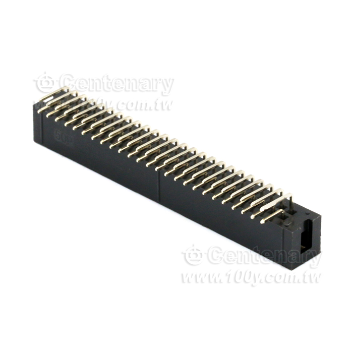 2.54mm 90° Center Low Prolfile Header For IDC Socket - 3976 Product Image
