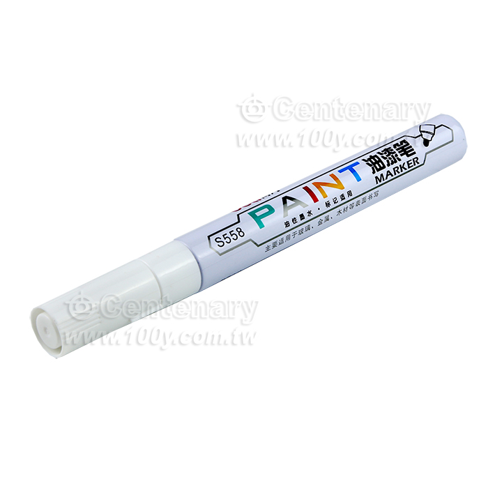 Deli_白色記號筆 快乾筆 油漆筆 不褪色 - 143660 產品圖片