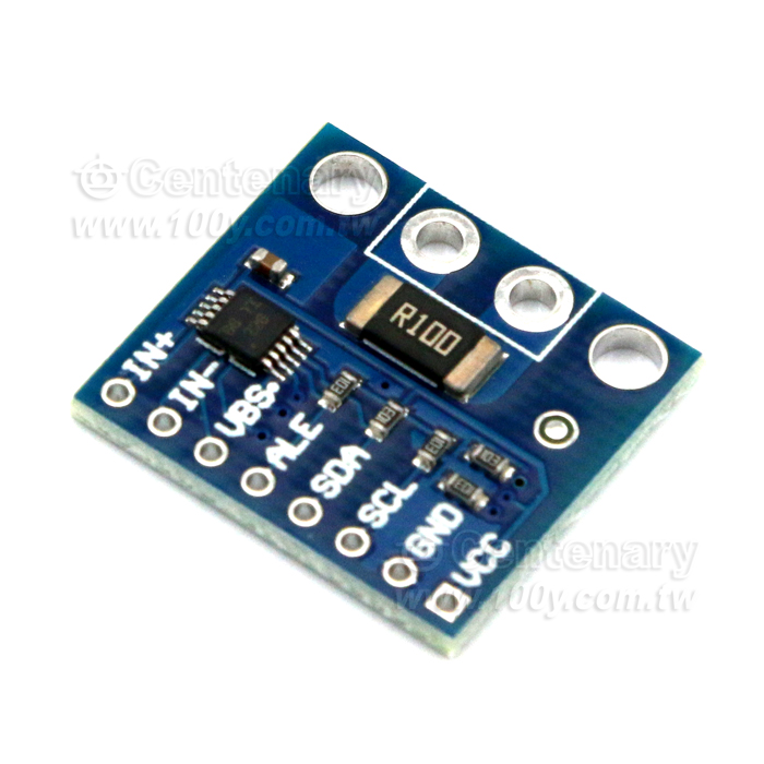 INA226 Voltage-current power monitor alarm function 36V bidirectional I2C module - 143604 Product Image
