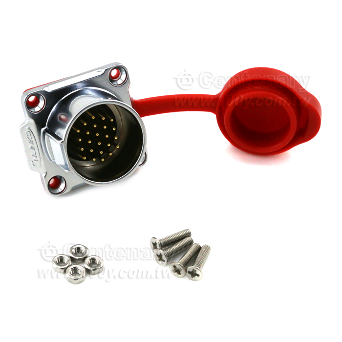 Cnlinko  LP24 Type Male Socket (Anti-Loading)/Multi core power supply Industrial waterproof connectors - 119934 Product Image