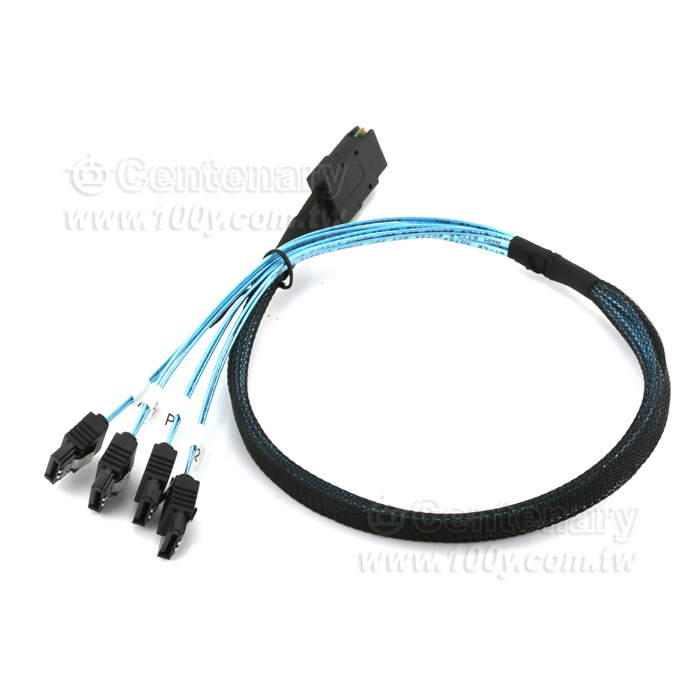 1分4硬盤數據線一分四-6Gbps 純銅線芯 0.5M - 143836 產品圖片