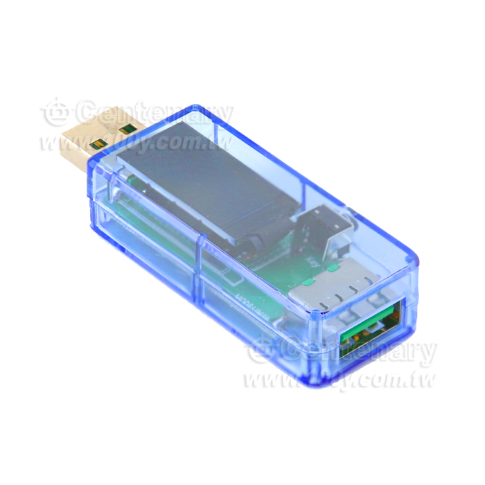 USB3.0電流電壓檢測儀-透明藍13合一彩屏 帶藍牙 - 143938 產品圖片