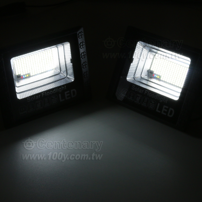 LED太陽能投射燈 一拖二 392顆LED - 143946 產品圖片