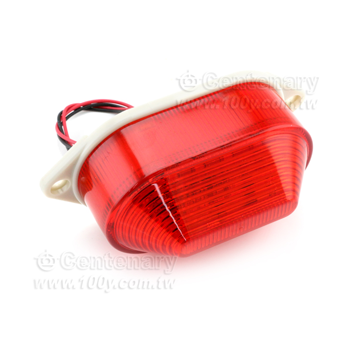 頻閃警示燈 12V 紅色 - 144132 產品圖片
