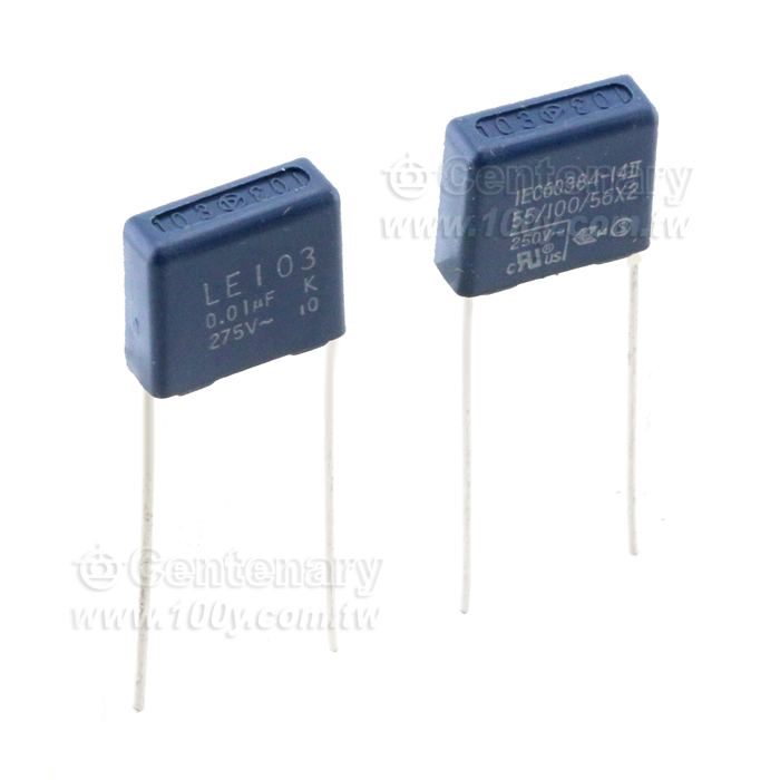OKAYA 抑制電源干擾電容 0.01uF 275VAC - 144077 產品圖片