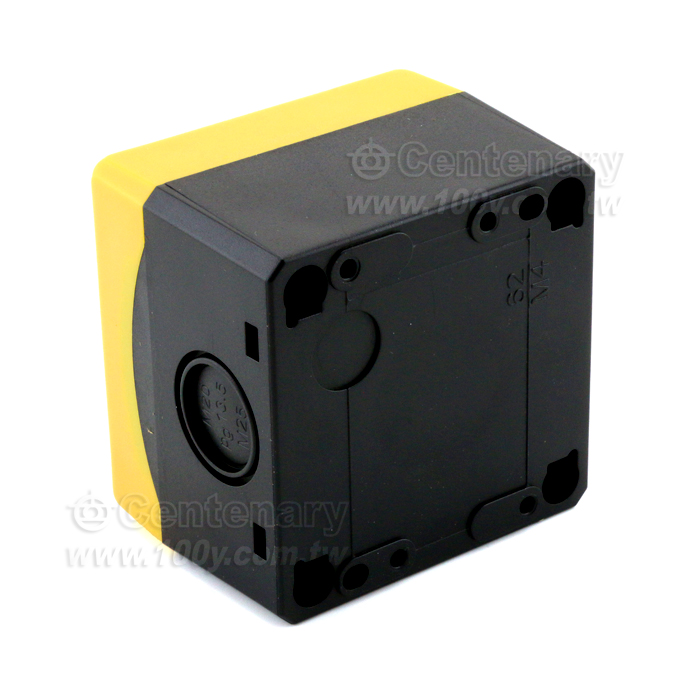 防水按鈕盒開關控制盒   1孔黃 22mm - 144142 產品圖片