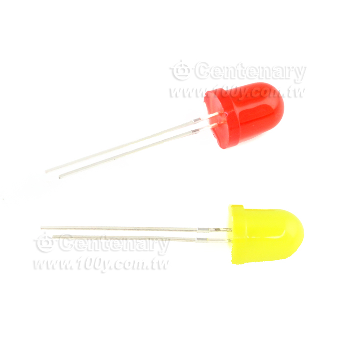 超亮8mmLED，紅色膠體發紅光，長腳27-29mm - 105329 產品圖片