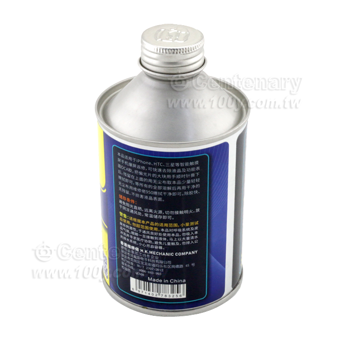 MECHANIC_UV/LOCA膠除膠劑 鐵罐 300ml - 144115 產品圖片