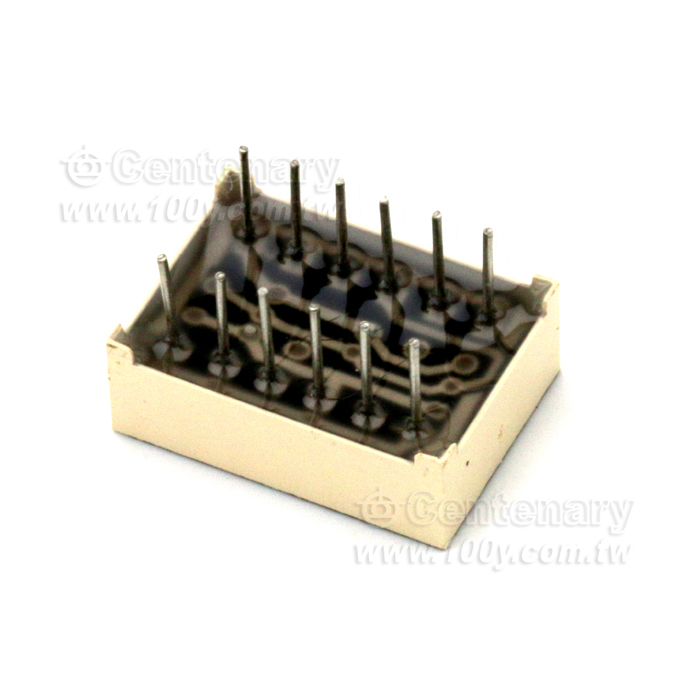 0.7" 5*7點矩陣  COL-共陽 紅色 - 10445 產品圖片