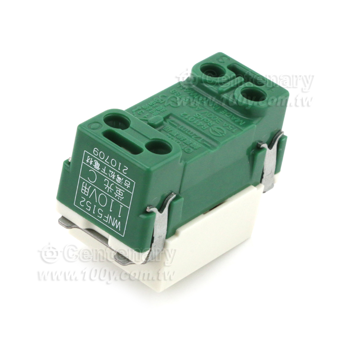 電源夜光雙切開關 15A 300V AC - 144504 產品圖片