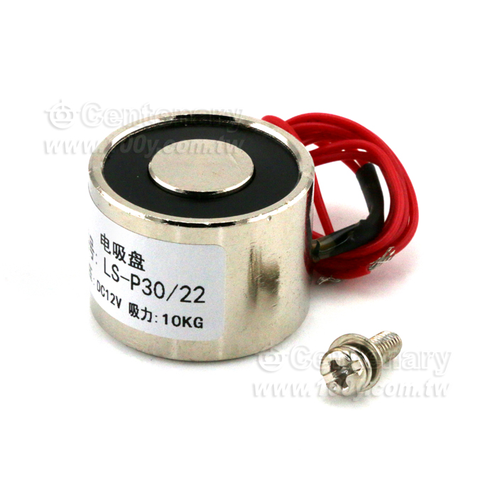 吸盤式電磁鐵 12V,吸力10kg - 92929 產品圖片