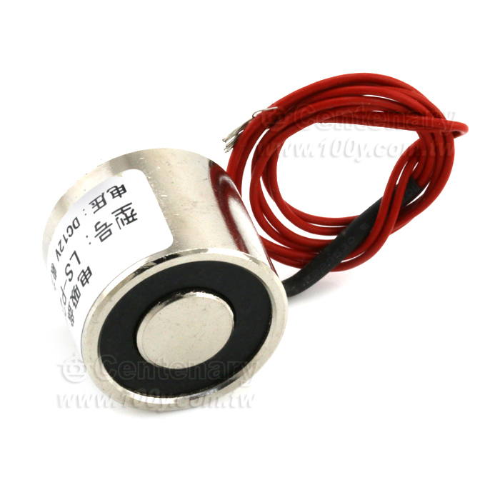 吸盤式電磁鐵 12V,吸力5Kg - 92925 產品圖片