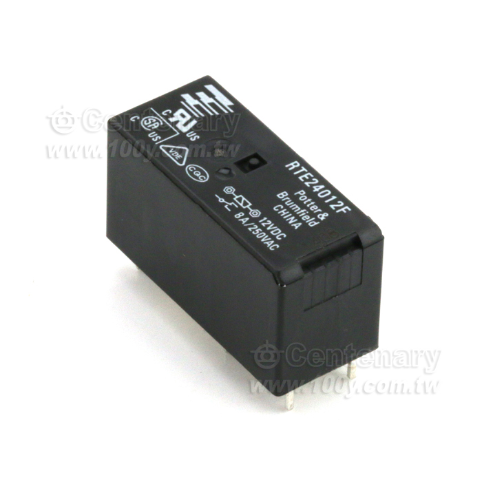 TE_PCB Relay DPDT 12V 【ROHS】 - 72096 產品圖片