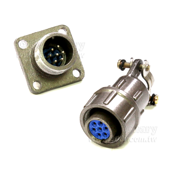 ψ14方形金屬連接器 7P - 37766 產品圖片