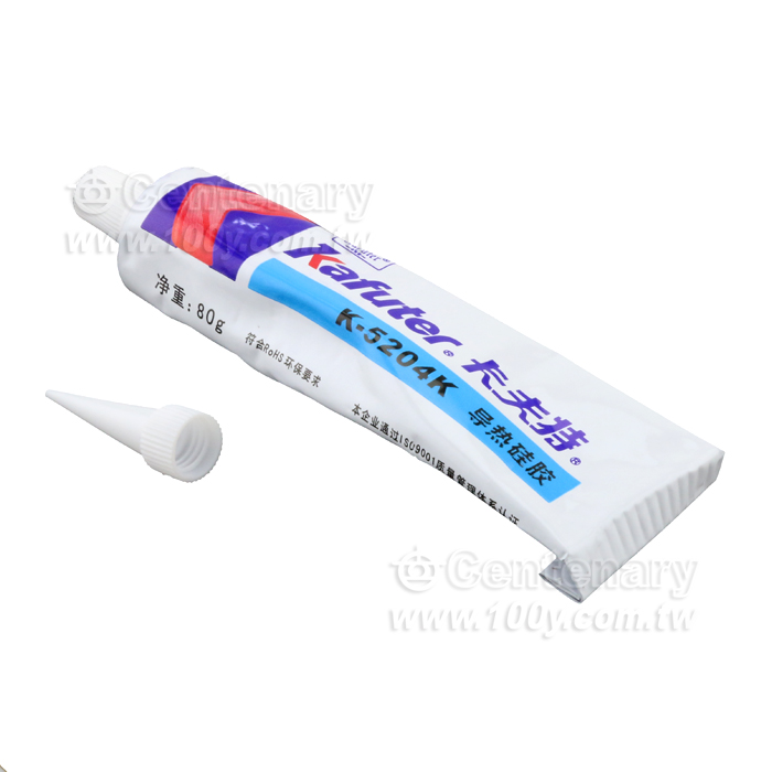 卡夫特導熱硅膠 白色 1.6系數 80g   - 144845 產品圖片