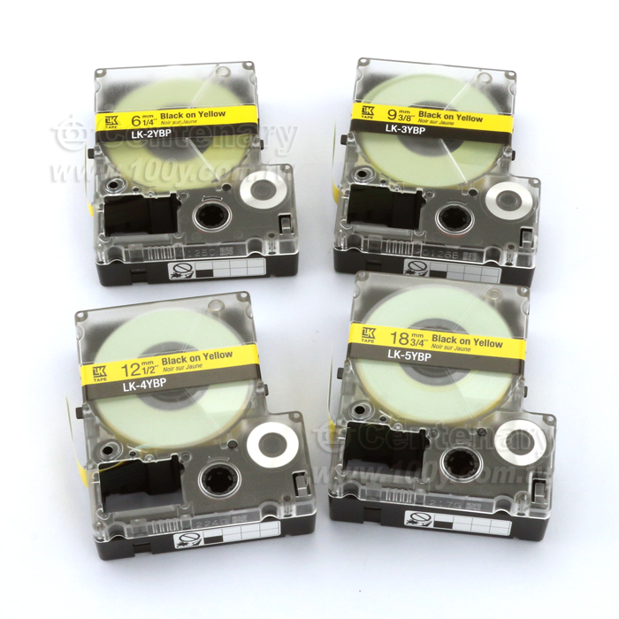 標籤帶 紅底黑字 12mm - 94136 產品圖片