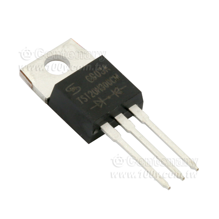 20A, 300V Trench Schottky Rectifier - 144997 Product Image