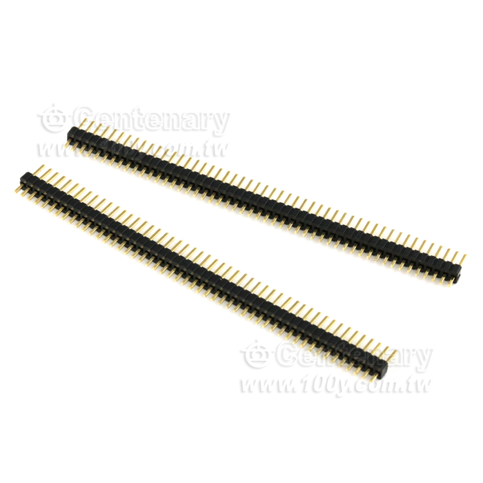 P:1.27mm 1*50單排排針180° - 110154 產品圖片
