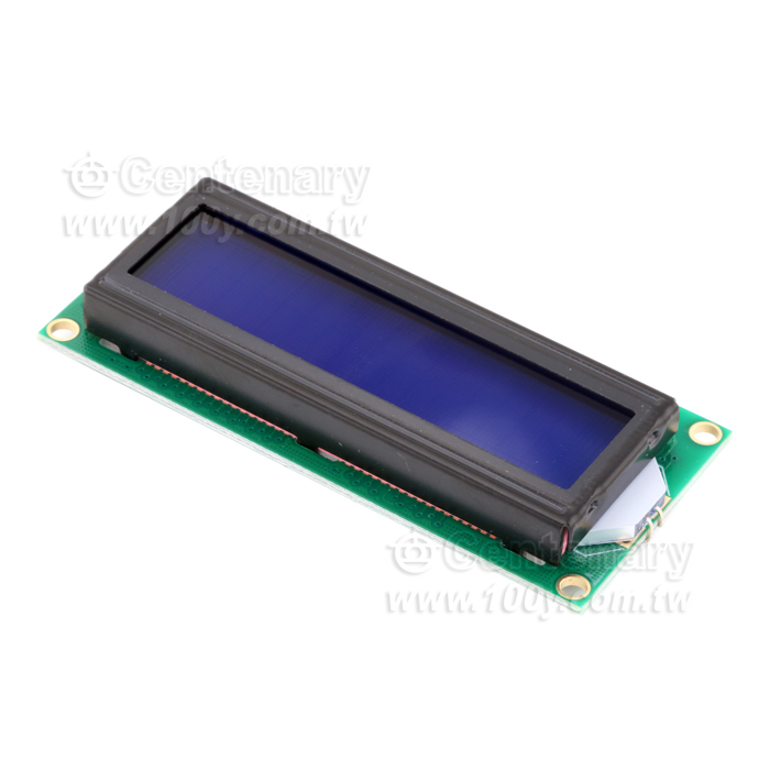 字符型 LCD 5V (藍屏白字) 並口 - 145688 產品圖片