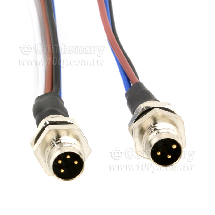 Solder 4P Male Socket_M8 Sensor Waterproof Connector - 145751 Product Image