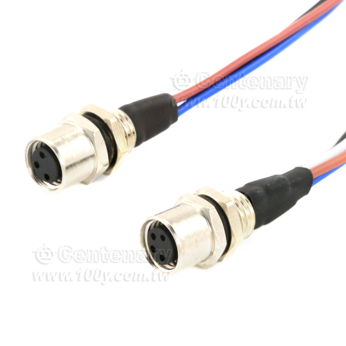 Solder 3P Female Socket_M8 Sensor Waterproof Connector - 145752 Product Image