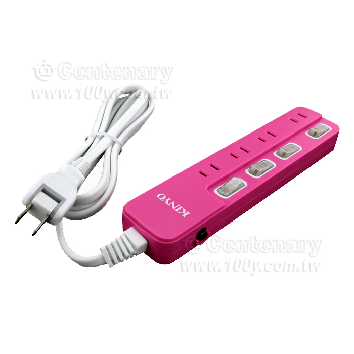 4 Cut 4 Seat 2P Safety Extension Cord Set - 146361 Product Image