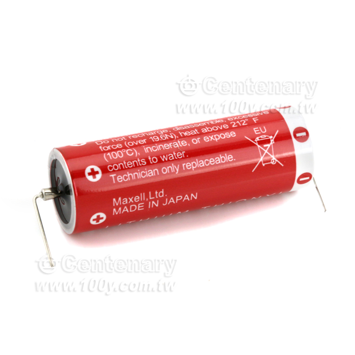 Maxell 2/3A 3.6V 2750mAh (帶2Pin腳) - 144762 產品圖片