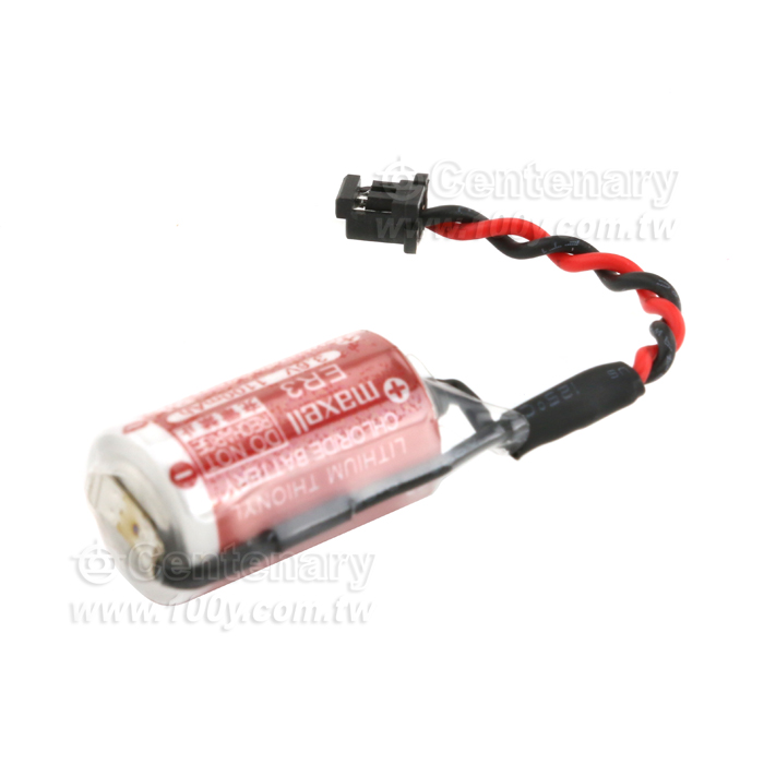 Maxell 3.6V 1/2AA 1100mAh 2P黑色插頭 - 144765 產品圖片