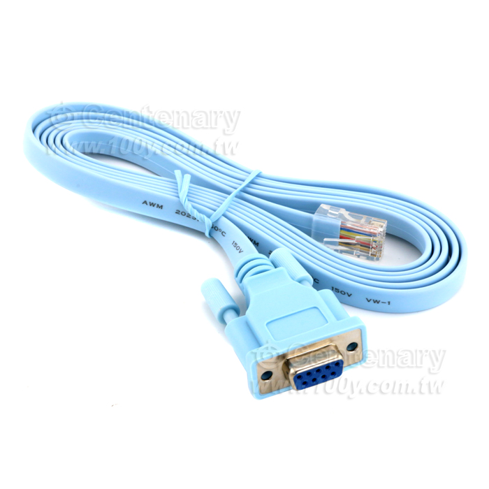 DB9轉RJ45調試線 1.8M 無氧銅 RS232 D-sub - 145907 產品圖片