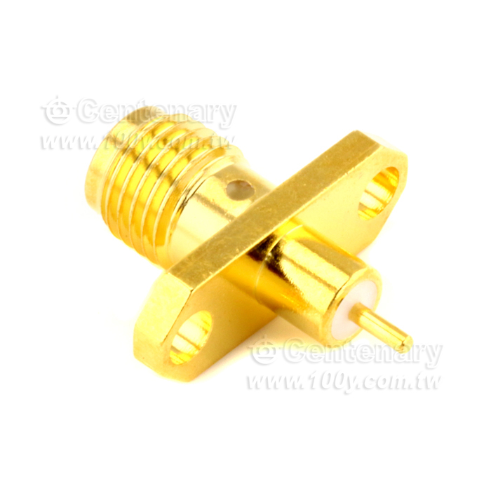 SMA jack  2 hole flange - 146168 Product Image