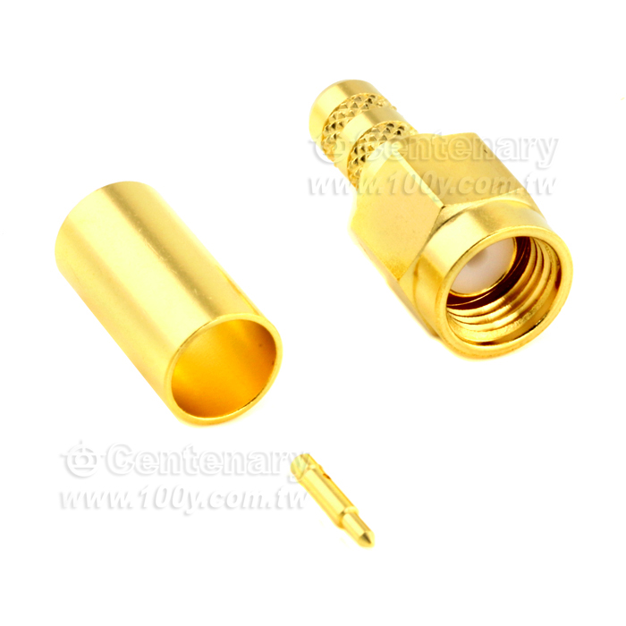 SMA Plug Crimp For RG142,RG400; 11GHz VSWR 1.25 - 146963 Product Image