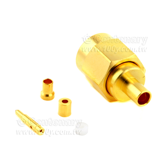 SMA Plug Crimp For RG178,RG178-FEP 5GHz VSWR 1.2 - 146965 Product Image