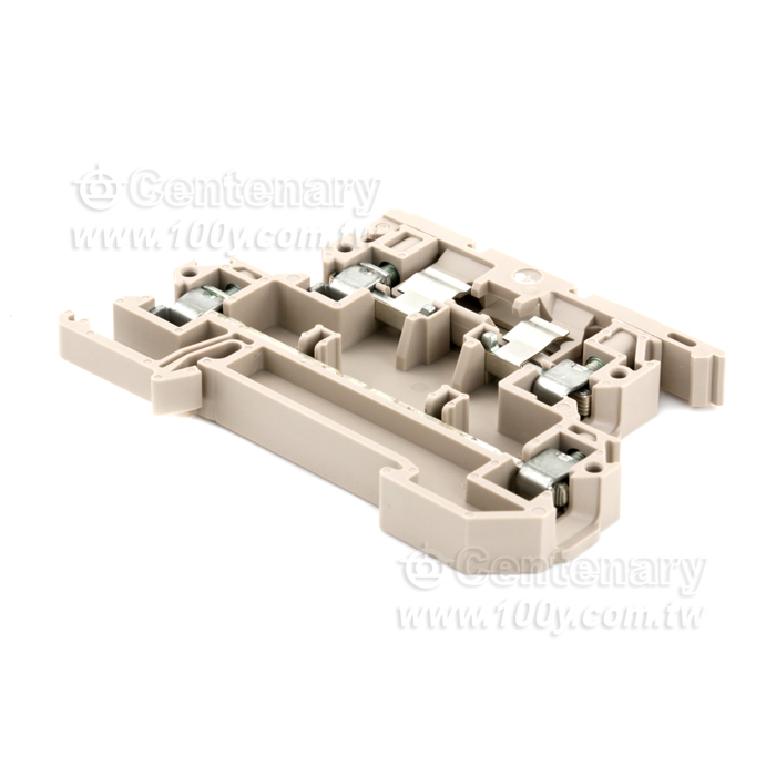 SAK series, fuse type terminal, rated cross section: 4 mm2, Screw connection, Wemid, dark brown, direct mounting - 146531 Product Image