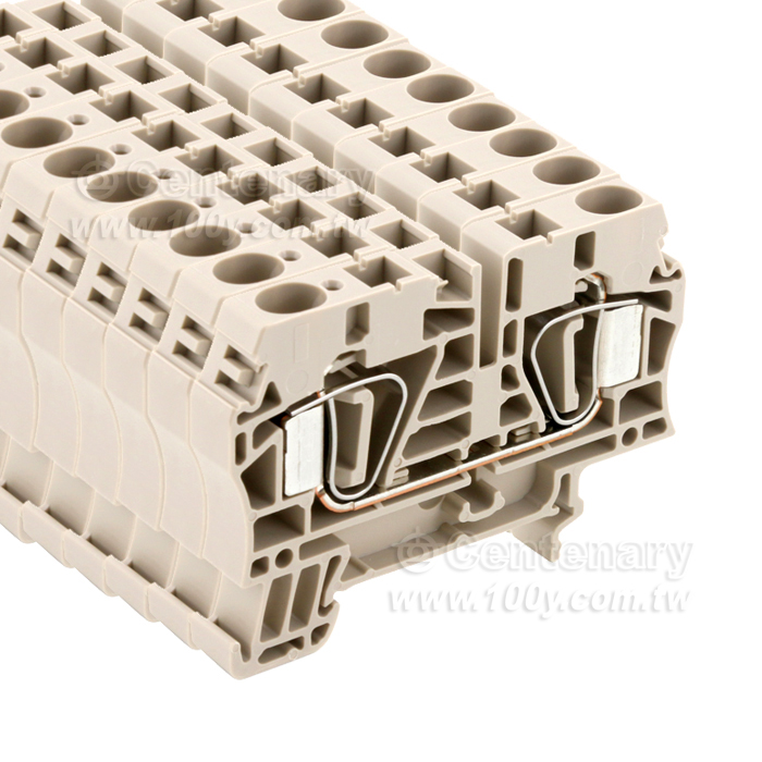 Feed-through terminal, 6 mm2, Tension clamp - 146580 Product Image